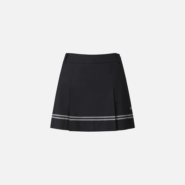 PXG KOREA WOMEN PERFORATION PLEATED SKIRT