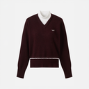 PXG KOREA Women Winter Windprood Color Point Sweater