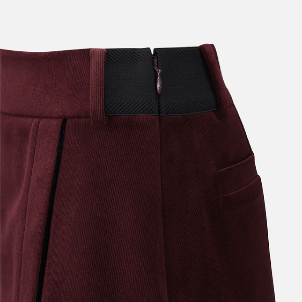PXG KOREA WOMEN WINTER A-LINE WRAP SKIRT
