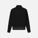 PXG KOREA Women Winter Knit Hybrid High Neck Down Cardigan