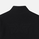 PXG KOREA Women Winter Knit Hybrid High Neck Down Cardigan