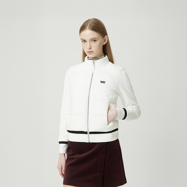 PXG KOREA WOMEN WINTER WINTER KNIT HYBRID SWING DOWN JACKET