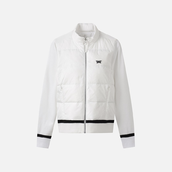 PXG KOREA WOMEN WINTER WINTER KNIT HYBRID SWING DOWN JACKET