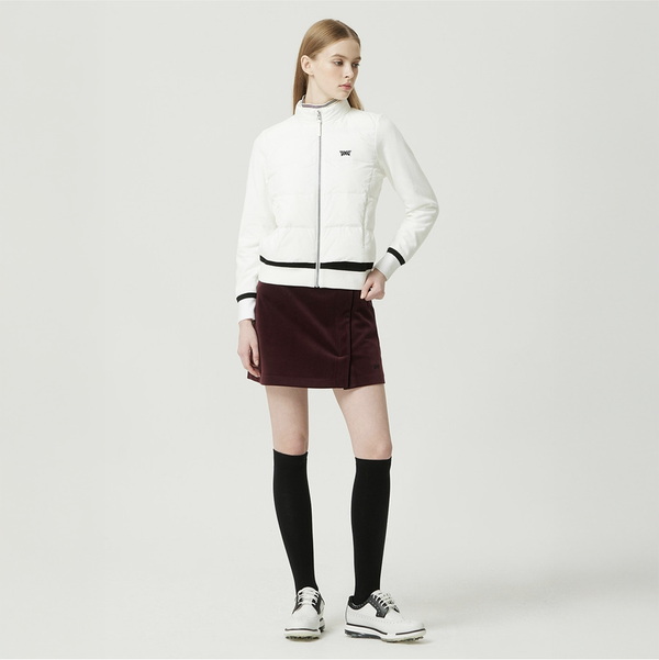 PXG KOREA WOMEN WINTER WINTER KNIT HYBRID SWING DOWN JACKET