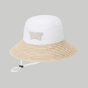 PXG KOREA Women Colorblock Raffia Hat
