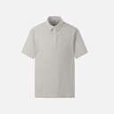 PXG Korea Men Stripe Pattern Collar Short-Sleeve
