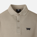 PXG Korea Men Textured Short-Sleeved Sweater