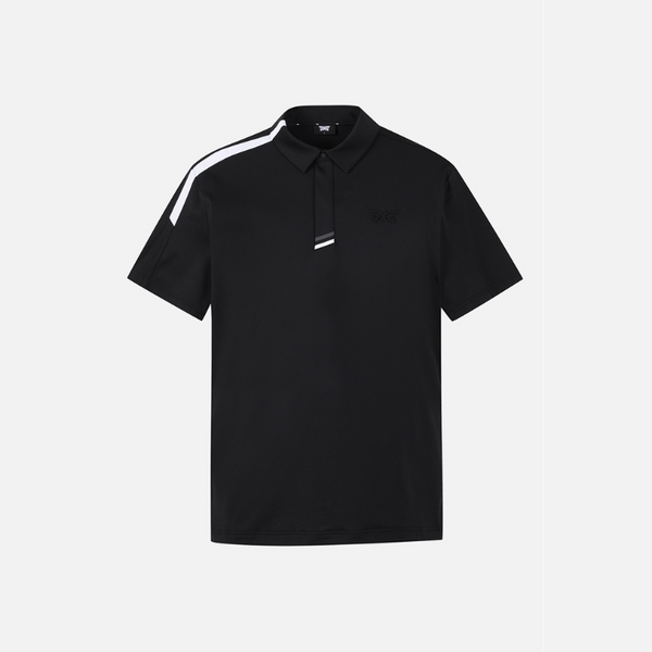 PXG KOREA MEN COLOR POINT COLLAR SHORT-SLEEVE