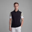 PXG KOREA MEN KNITTED POINT COLLAR SHORT-SLEEVE
