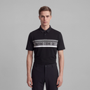PXG KOREA MEN KNIT HYBRID COLLAR SHORT-SLEEVE