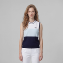 PXG KOREA WOMEN COLOR BLOCK KNIT VEST