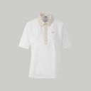 PXG KOREA WOMEN COLOR BLOCK MIDDLE SLEEVE POLO SHORT-SLEEVE