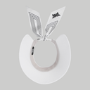 PXG KOREA Women Ribbon Point Wide Visor
