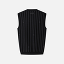 PXG Korea Men Stripe Pattern Sweater Vest