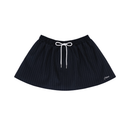 Piv'vee Pinstripe Drawstring Mini Skirt
