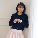Piv'vee Women Embroidered Knit Cardigan