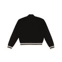 Piv'vee Women Logo Jacquard Knit Zip-Up Cardigan
