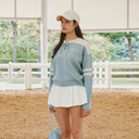 Piv'vee Women Shirring Corduroy Mini Skirt