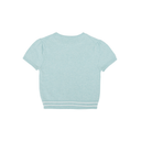 Piv'vee Women Short Sleeve Logo Jacquard Knit