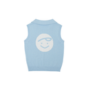 Piv'vee Women Giant smiley sleeveless knit top