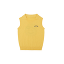 Piv'vee Women Giant smiley sleeveless knit top