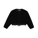 Piv'vee Women Rounded Boucle Short Jacket