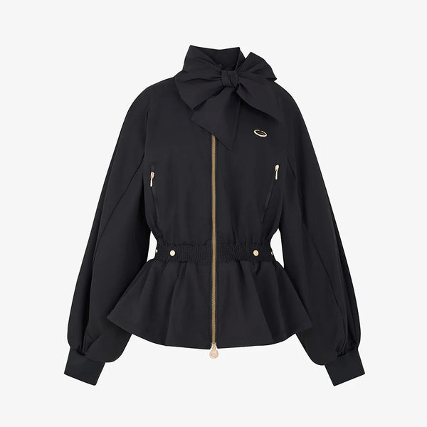 GFJ Women Ribbon Windbreaker