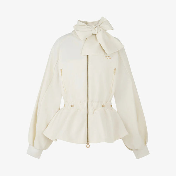 GFJ Women Ribbon Windbreaker