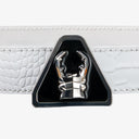 GFJ TRINITY TRIANGLE BELT WOMEN WHITE