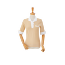 AOW Women Ribbon Pocket Classic Collar Knit