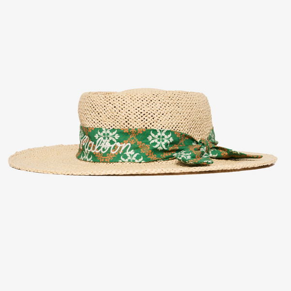 MALBON GOLF WOMEN PAOLINO STRAW HAT