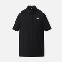 PXG KOREA Men Summer Color Point Perforated Collar Short Sleeve