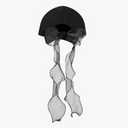 Fairliar Women Organza Ribbon Logo Cap