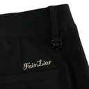 Fairliar Women Ribbon Pocket Bootcut Pants
