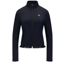 Fairliar Women Cropped Cooling Zip-Up T-shirt