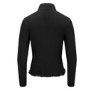 Fairliar Women Cropped Cooling Zip-Up T-shirt
