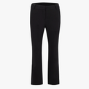 Fairliar Women High Waist Back Opening Bootcut Pants