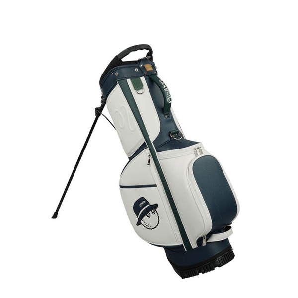 Malbon Golf Evergreen Stand Bag - Green Navy