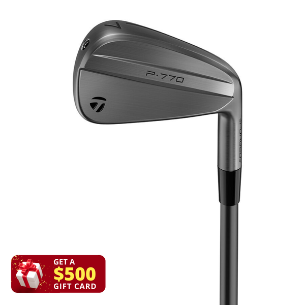 TaylorMade Limited Edition P∙770 4-PW Battle Worn Iron set with Steel Shafts