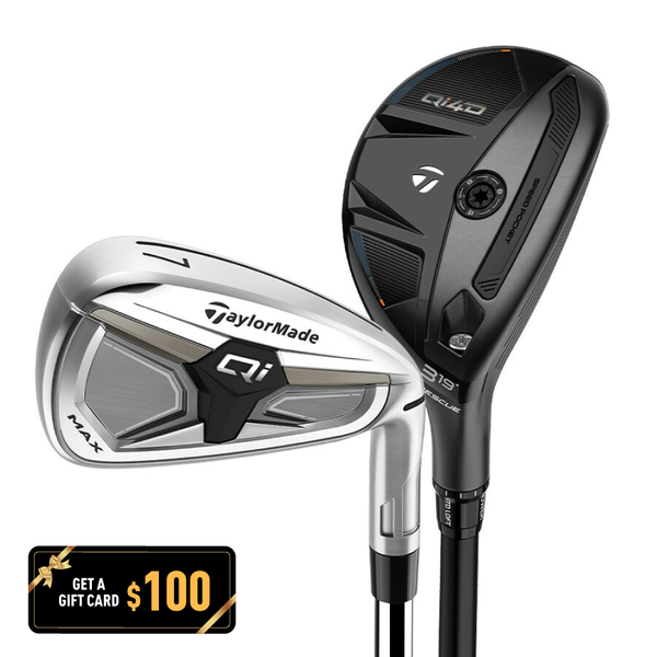 TaylorMade Qi Max Men Combo Set with Steel Shaft (6-P/A H4/5) (Pr-order)