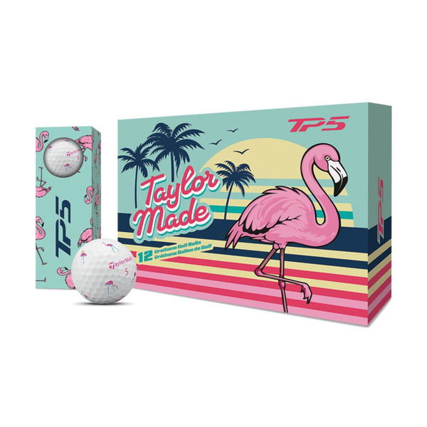 TaylorMade TP5 pix Flamingo Golf Balls