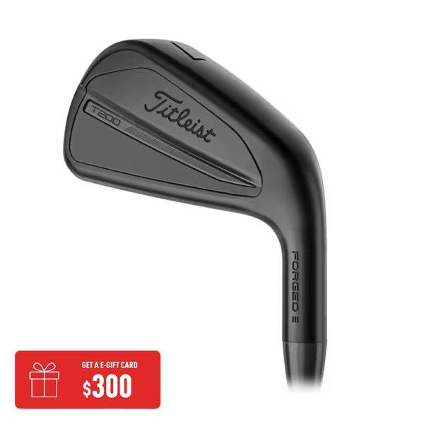Titleist 2025 Limited Edition T200 Black Vapor Iron Set (4-9/P) - Stock