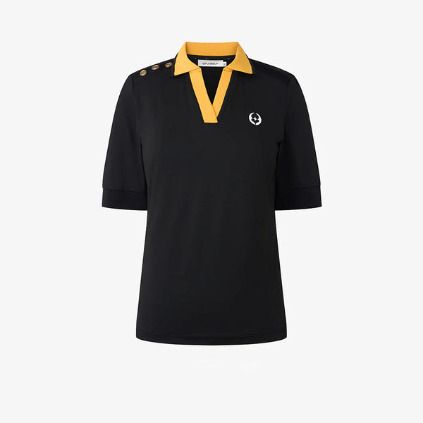 GFJ Women V-Neck Polo