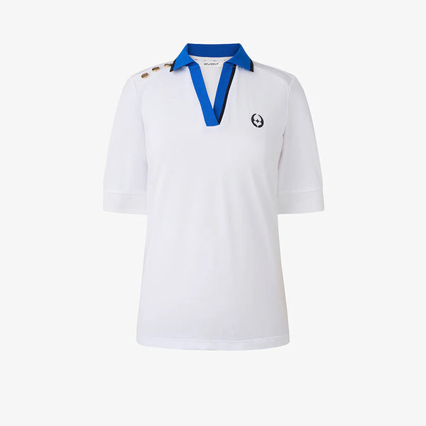 GFJ Women V-Neck Polo