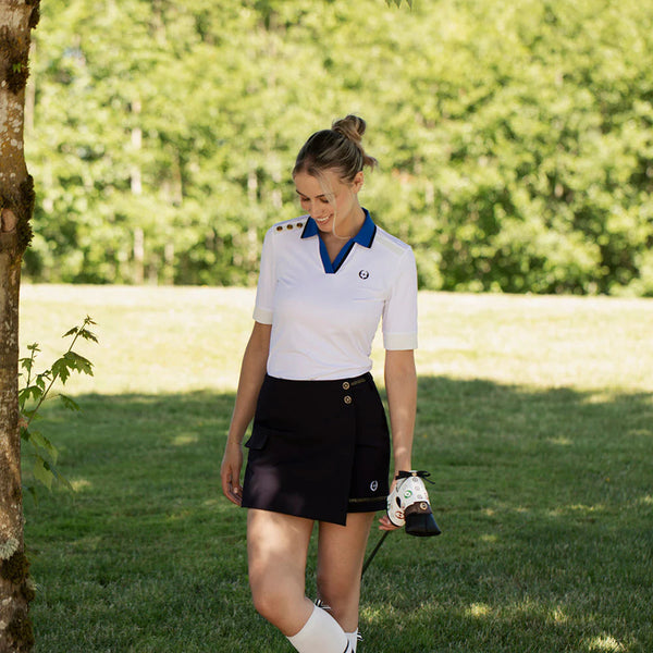 GFJ Women V-Neck Polo