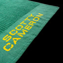 Scotty Cameron Vintage Caddy Towel Green With Yellow Logo