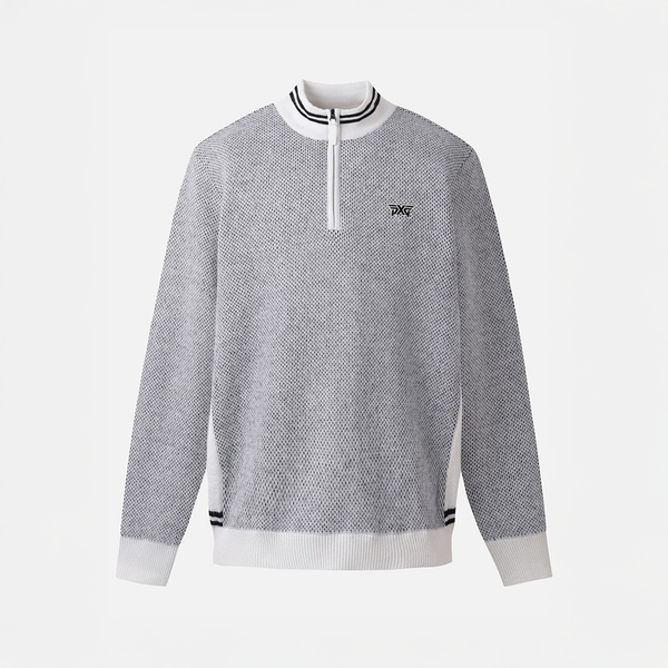 PXG KOREA MEN WINTER HALF ZIP-UP WINDPROOF SWEATER (PJWPM4113)