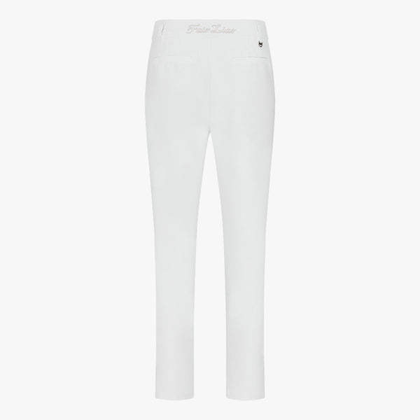 Fairliar Women Back Logo Slim Pants