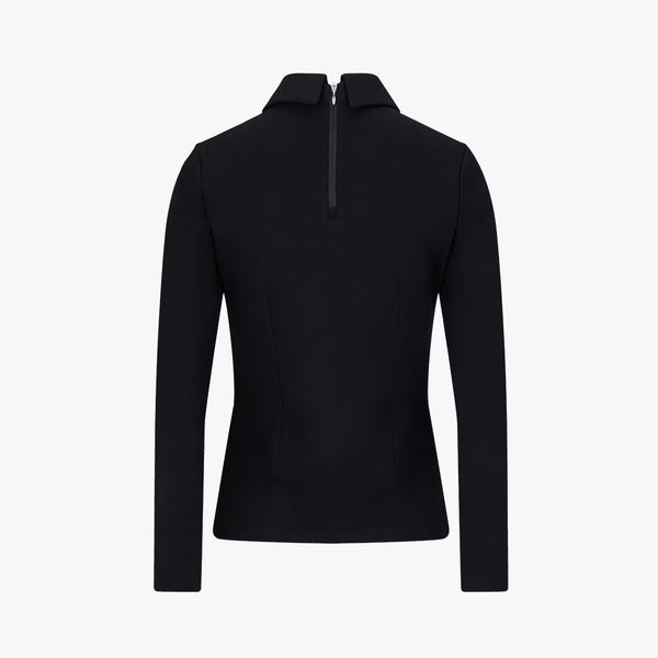 Fairliar Women Pearl Point Collar Tshirt