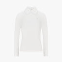 Fairliar Women Pearl Point Collar Tshirt